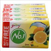 Godrej No.1 Lime Soap 4+1